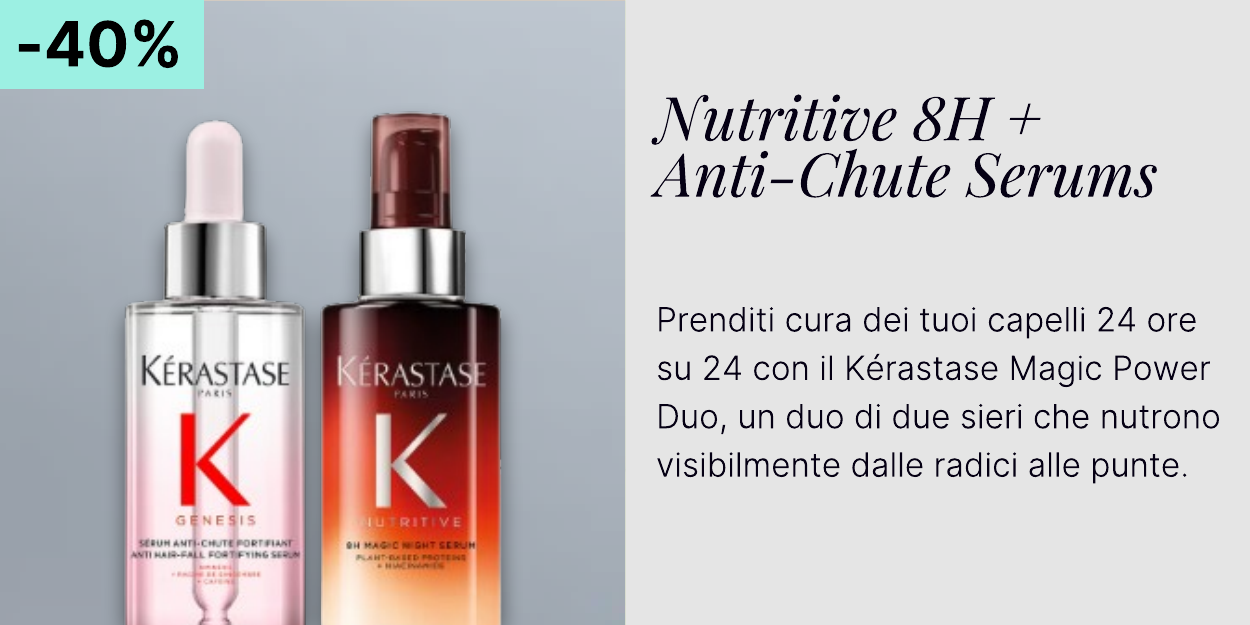 Kérastase Magic Power Duo, Genesis Anti-Chute Fortifiant Serum 90ml and Nutritive 8H Night Serum 90ml