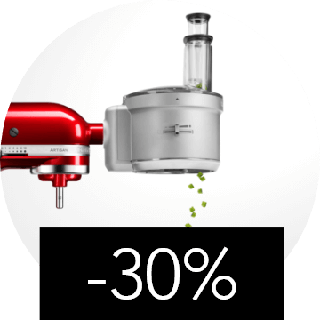 Food processor for mixer