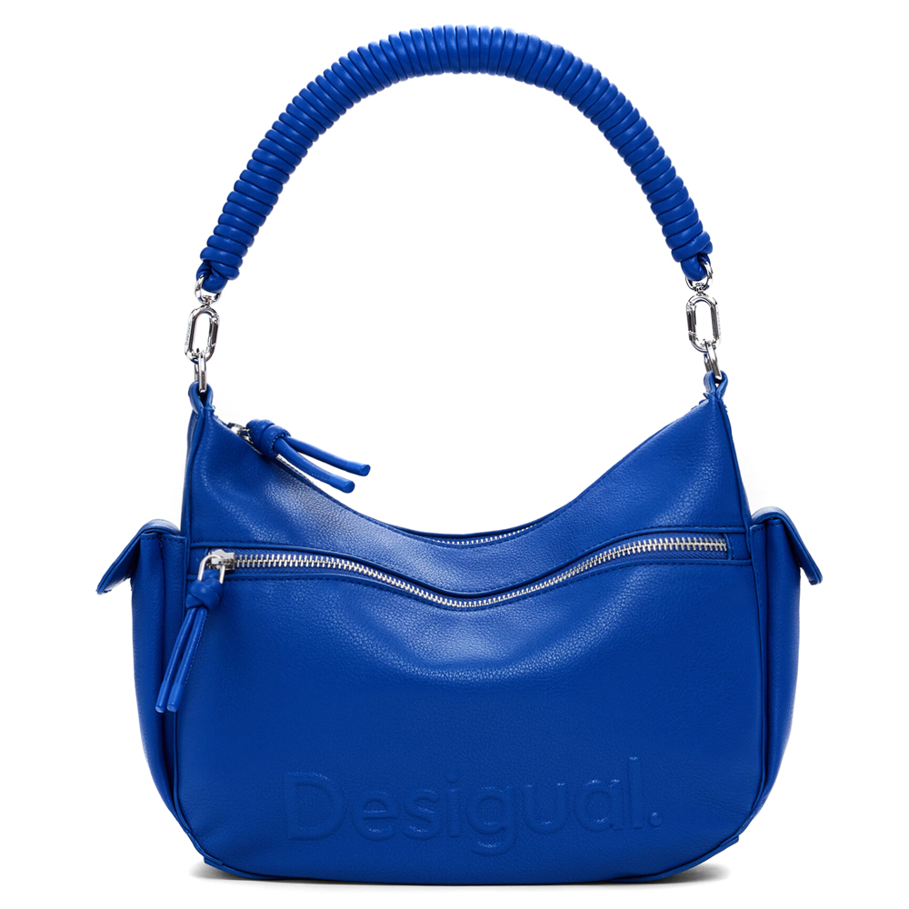 Desigual Half Logo Borsa a spalla 25SAXPBU 5010 Blu