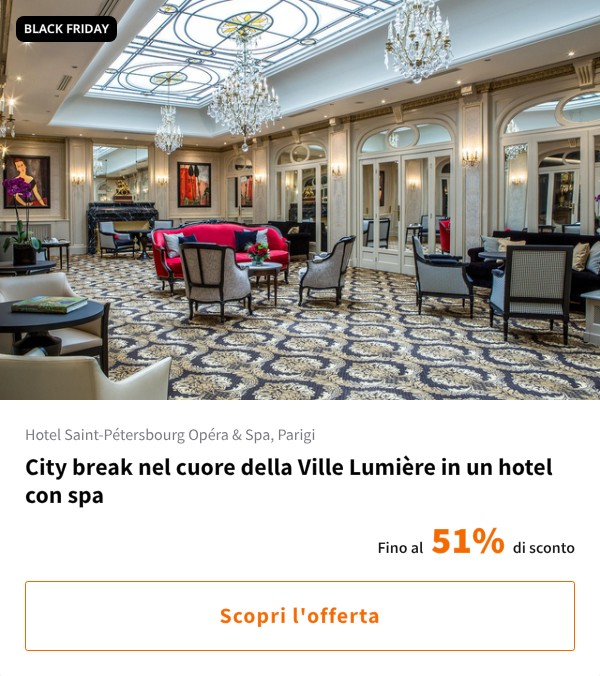 City break nel cuore della Ville Lumière in un hotel con spa