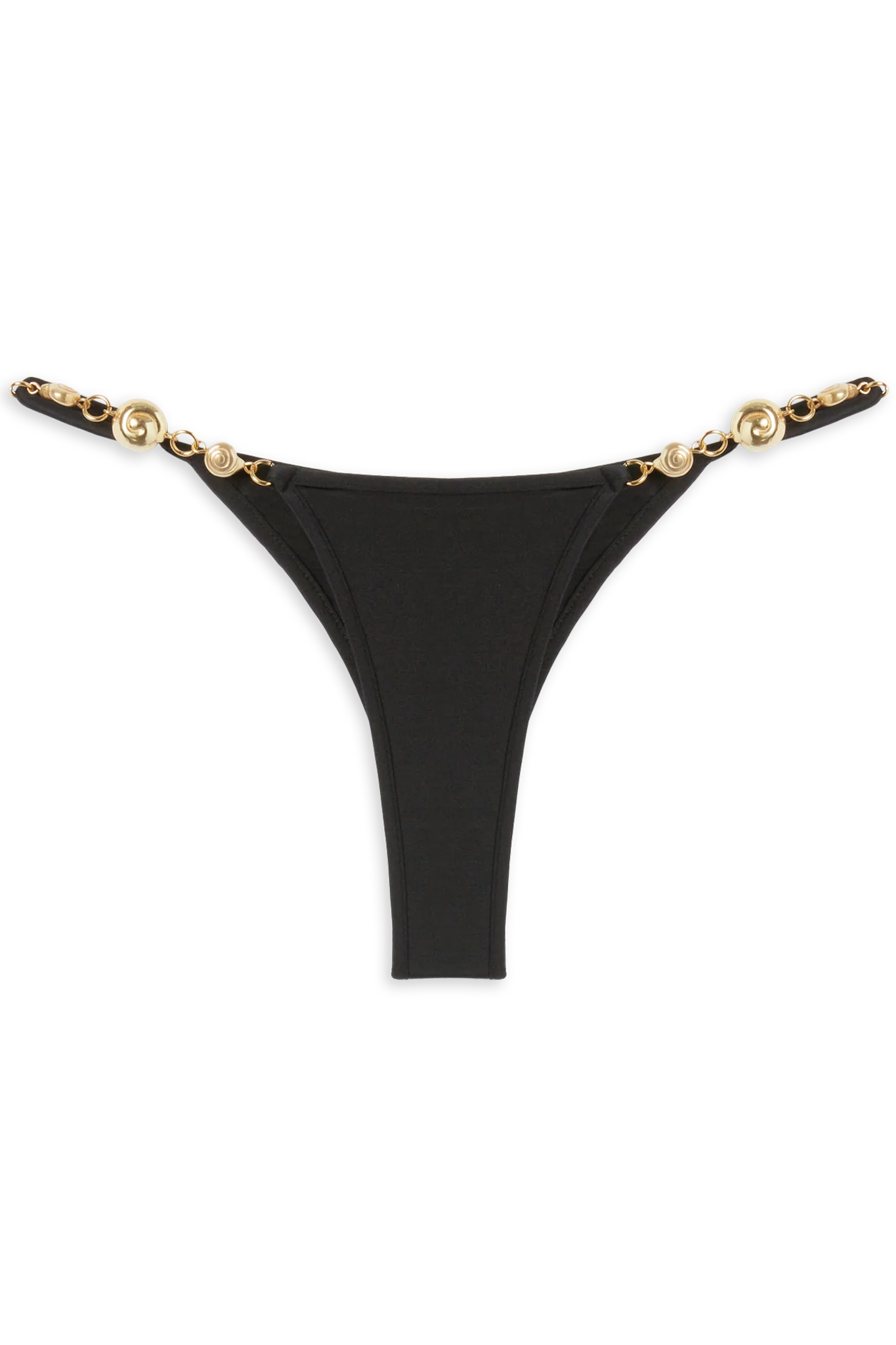 Image of Splash Bikini Bottom // Black Shiny