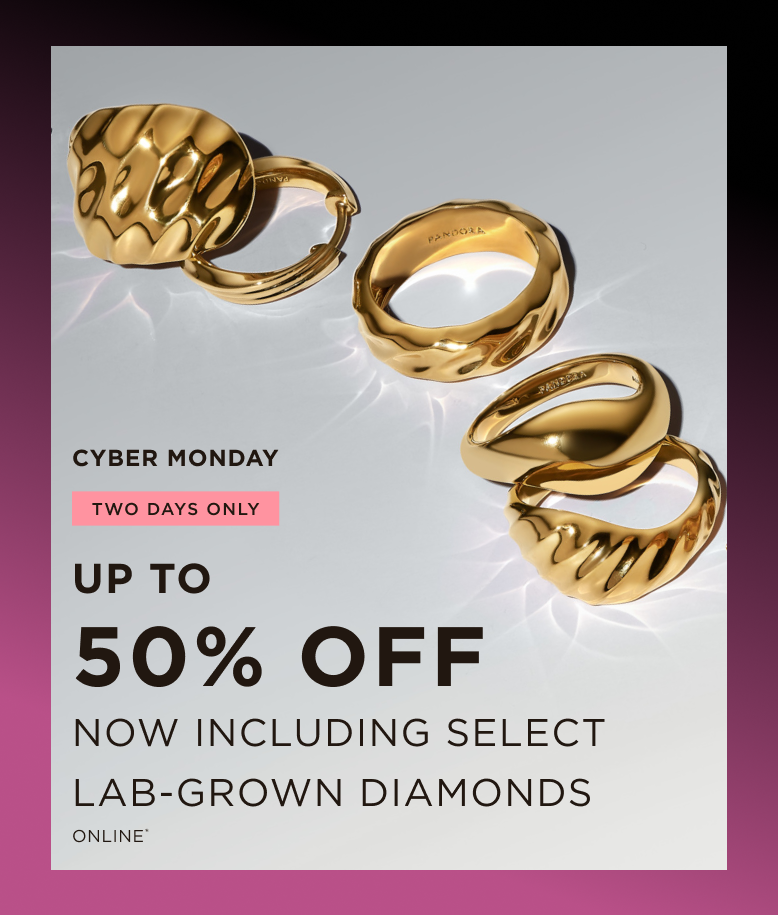 Up to 50% off Cyber Monday