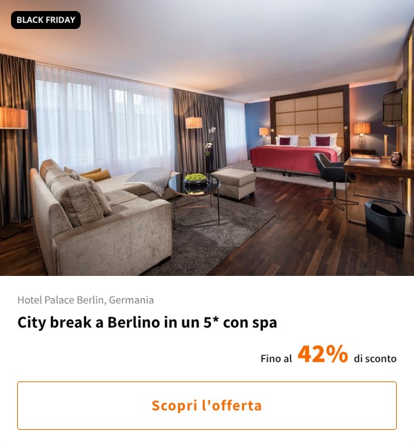 City break a Berlino in un 5* con spa