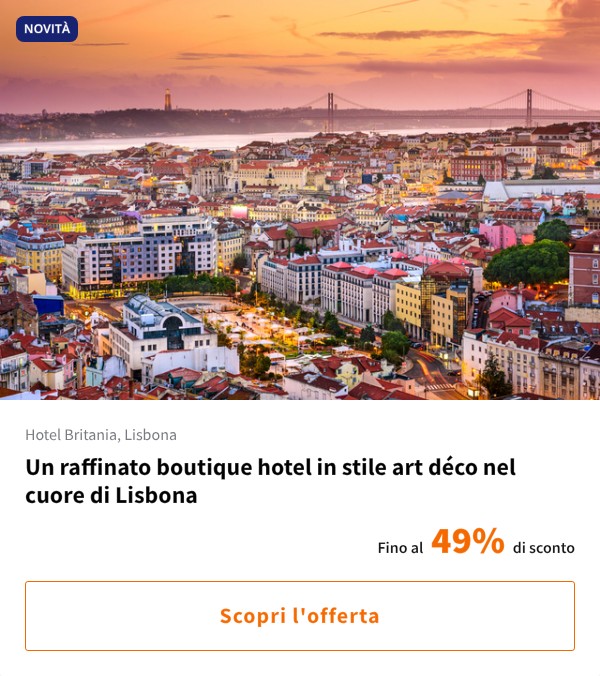 Un raffinato boutique hotel in stile art déco nel cuore di Lisbona