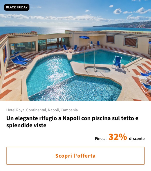 Un elegante rifugio a Napoli con piscina sul tetto e splendide viste