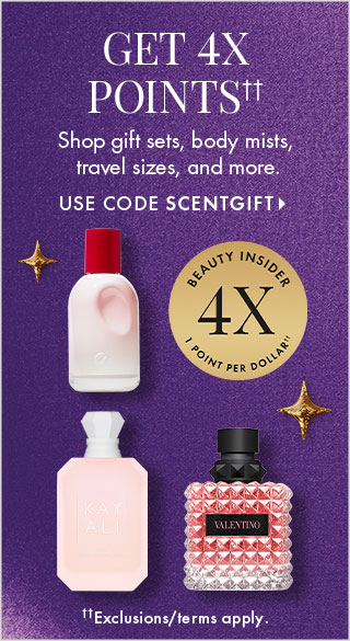 Get 4X Points Use Code SCENTGIFT