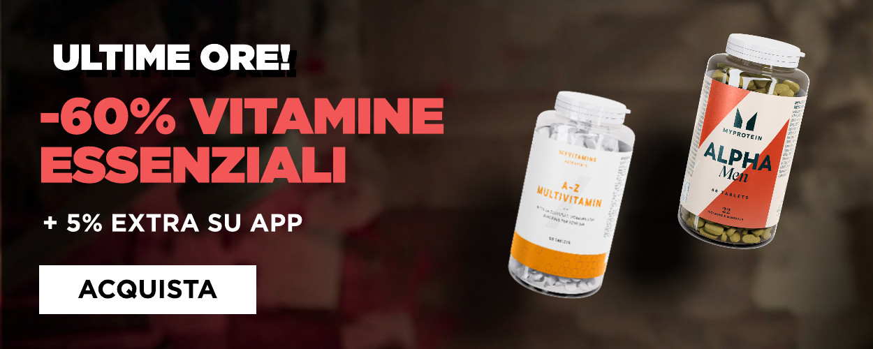 60% di sconto sulle vitamine essenziali