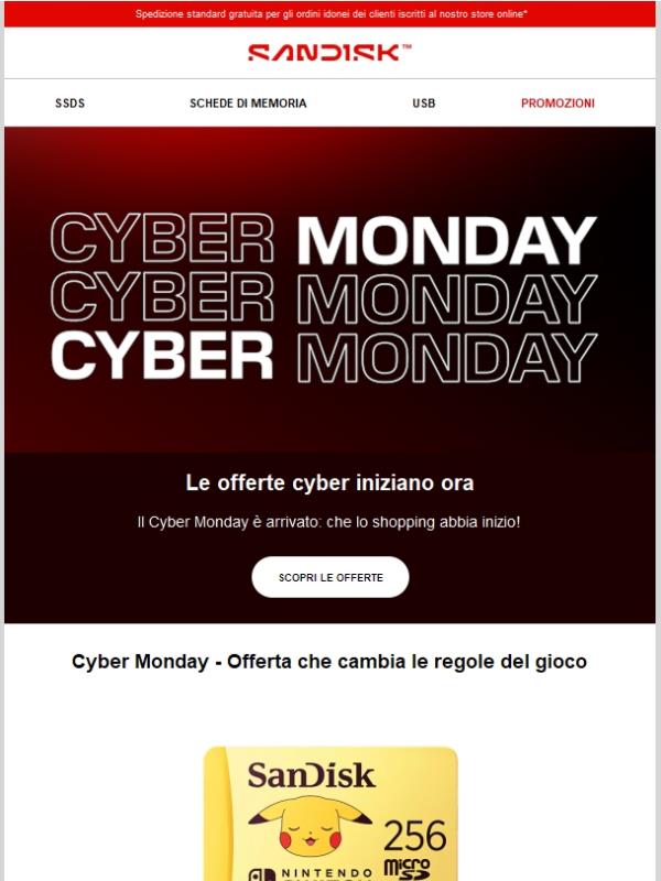 Le offerte del Cyber Monday ti stanno chiamando 📢