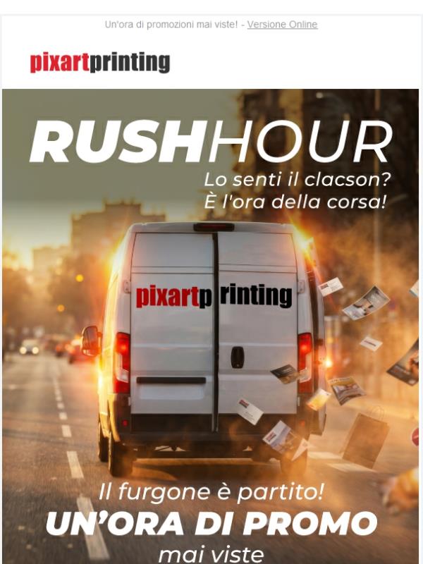Il furgone è qui: inizia la Rush Hour!