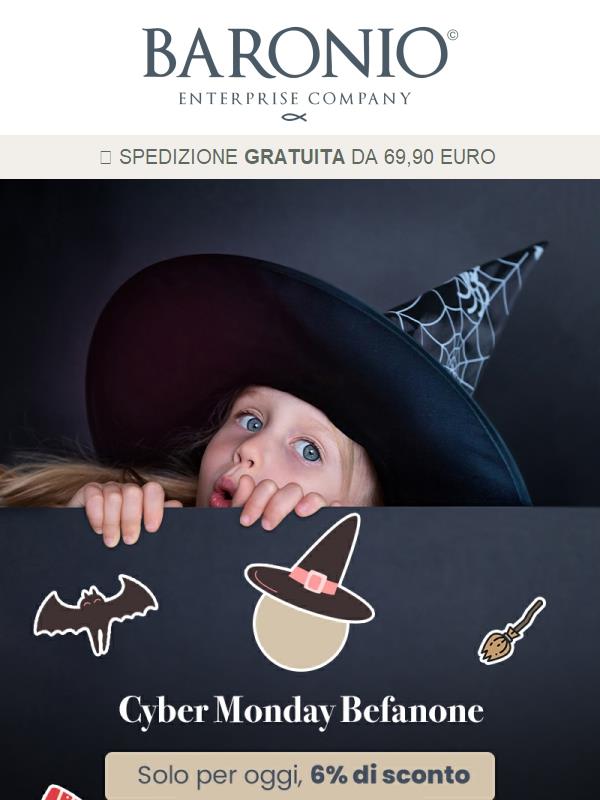 Cyber Monday 🎁 −6% su calze e calzini