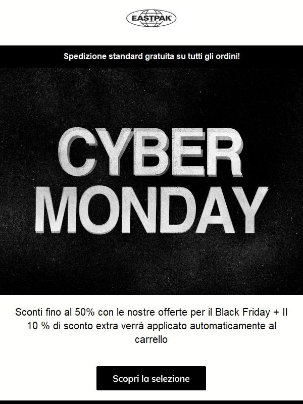 CYBER MONDAY : Ultima occasione per risparmiare con le nostre offerte Cyber Monday