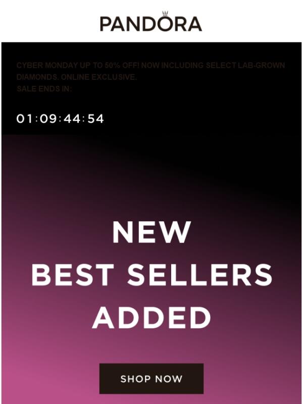 NEW! Bestsellers added to the sale, now up to 50% off!