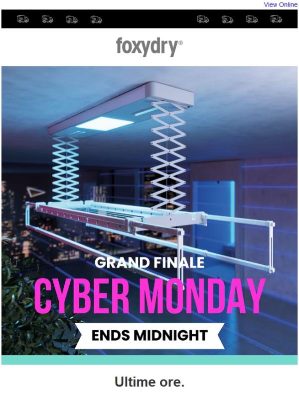 Ultime ore di Cyber Monday Foxydry