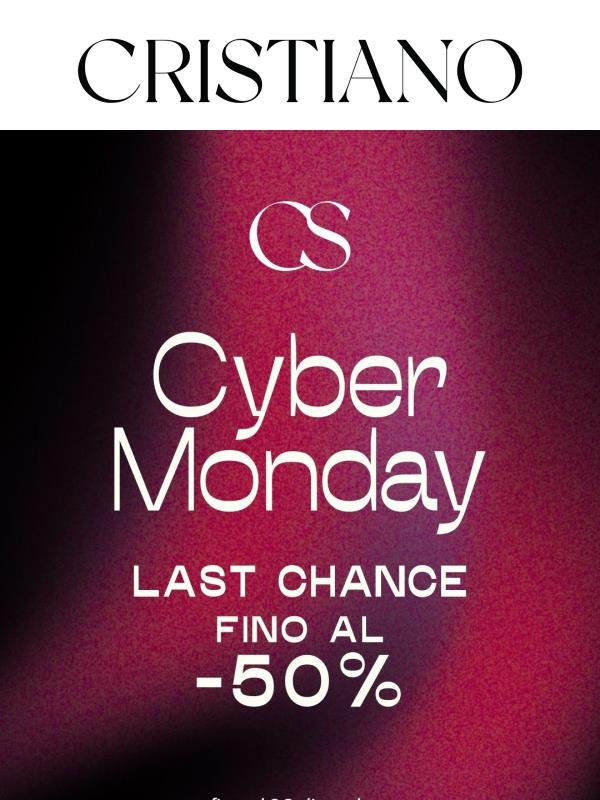 È Cyber Monday ⚡️ Ultimi 3 giorni di super sconti