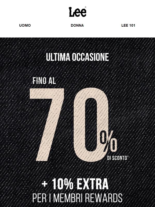 🔥Ultime ore! Fino al 70% di sconto + 10% extra per i membri Rewards