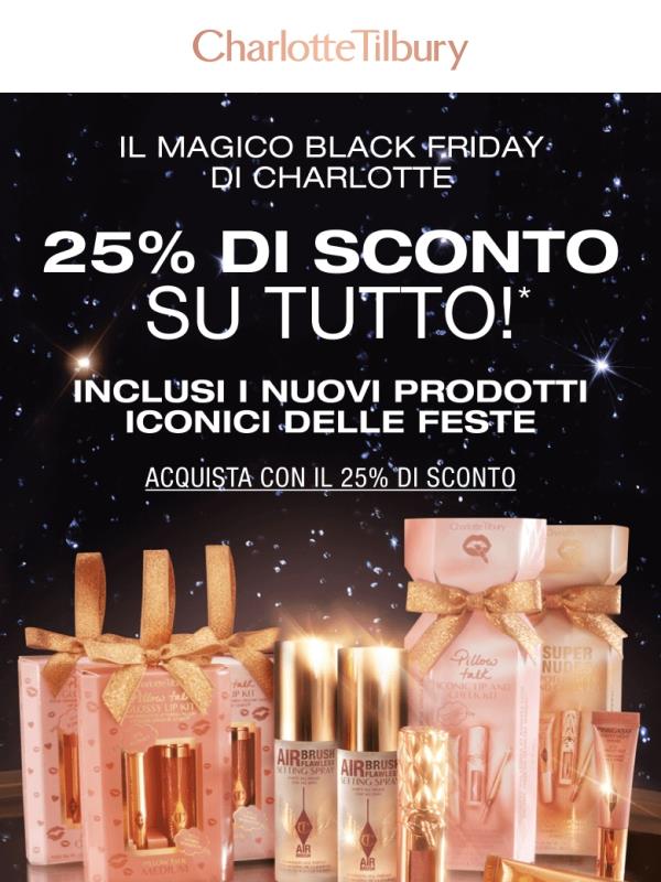 -25% su regali di bellezza indimenticabili!!! 🎁✨