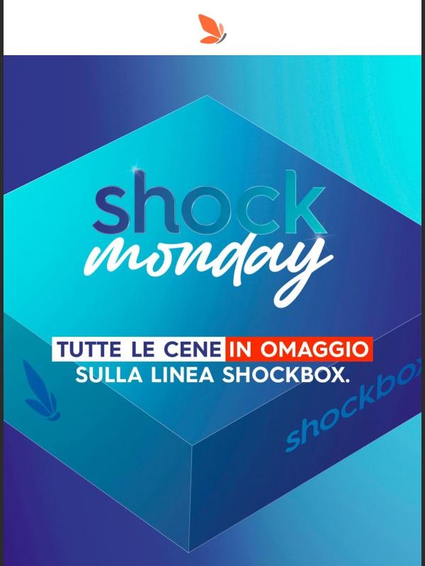 💥 Shock Monday: cene in regalo su Shockbox.