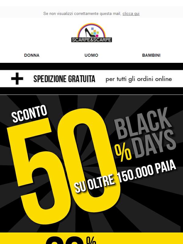 💥 Spedizione Gratuita + Cyber Monday TUTTO FINO AL -50%