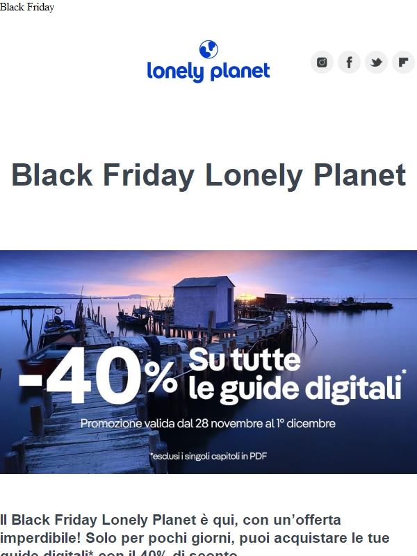 Black Friday Lonely Planet