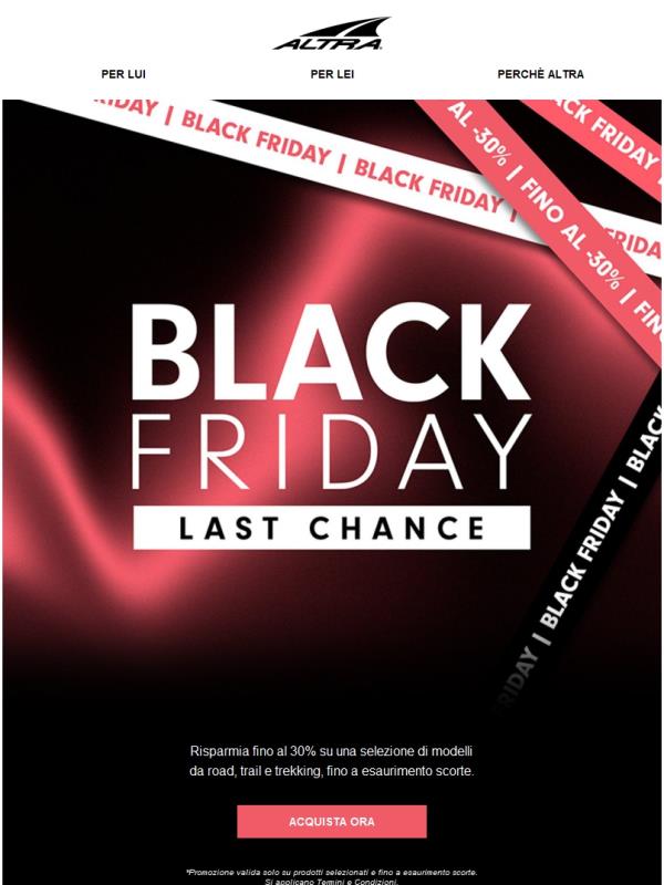 Black Friday | Ultima occasione