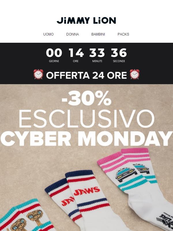 Offerta Prorogata 🌐 -30% per Cyber Monday