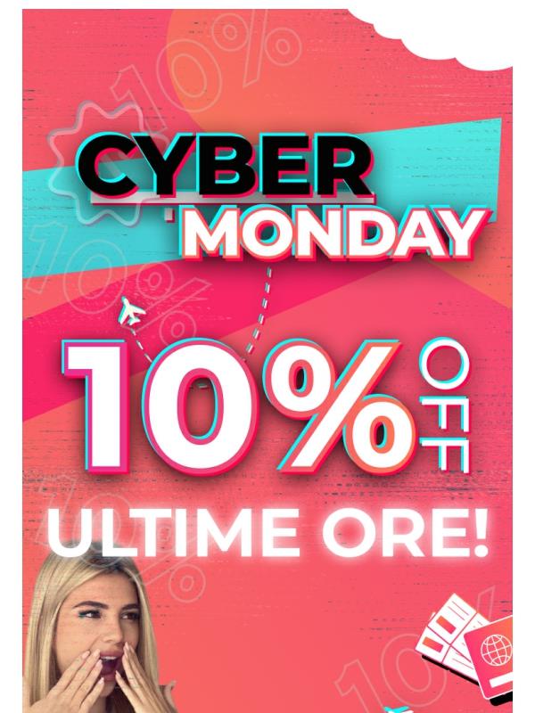 ⏰ ULTIME ORE: 10% di sconto + gift card da 1€
