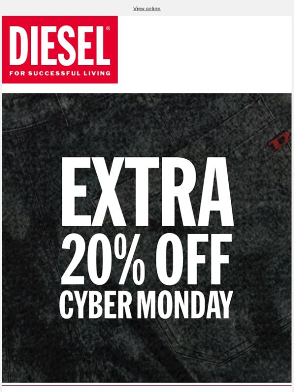 Extra 20% di sconto |  Il Cyber Monday è qui!