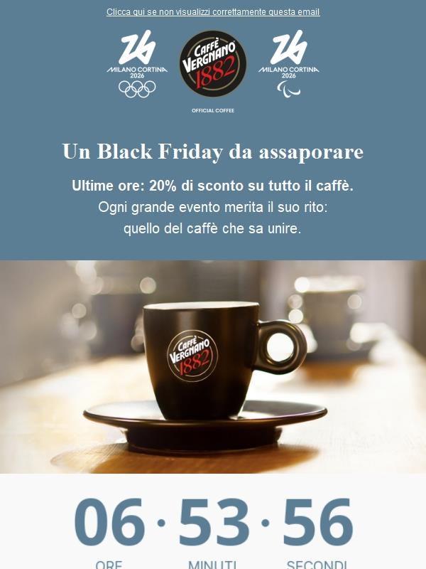 ☕ Un Black Friday da assaporare ⛷️