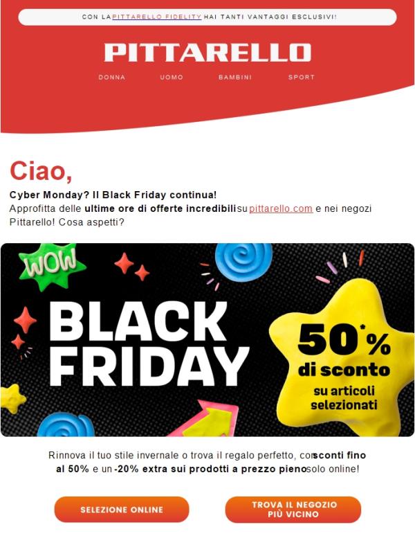 🩵 Cyber Monday: ultime ore di super sconti 🎉