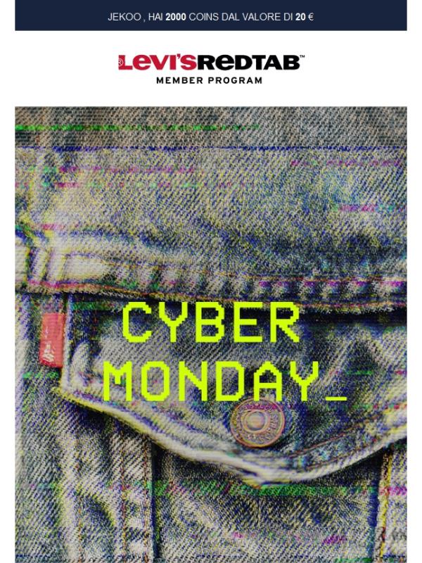 FINO AL 50% DI SCONTO SU TUTTO + 10% DI SCONTO EXTRA SULL’APP LEVI'S®*