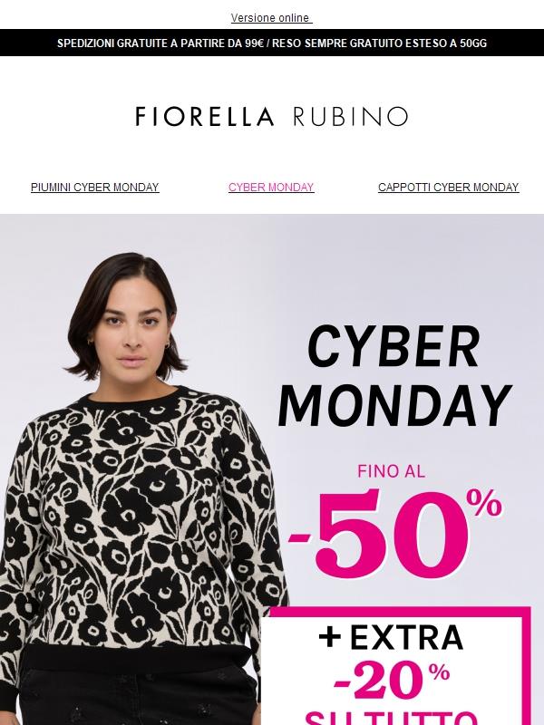 🌞Oggi è il CYBER MONDAY!🌞