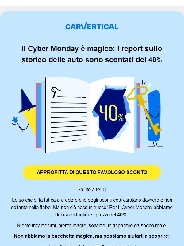 È arrivata la fatina del Cyber Monday