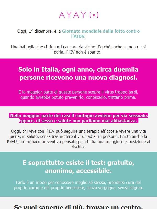 Oggi è la Giornata mondiale contro l’AIDS