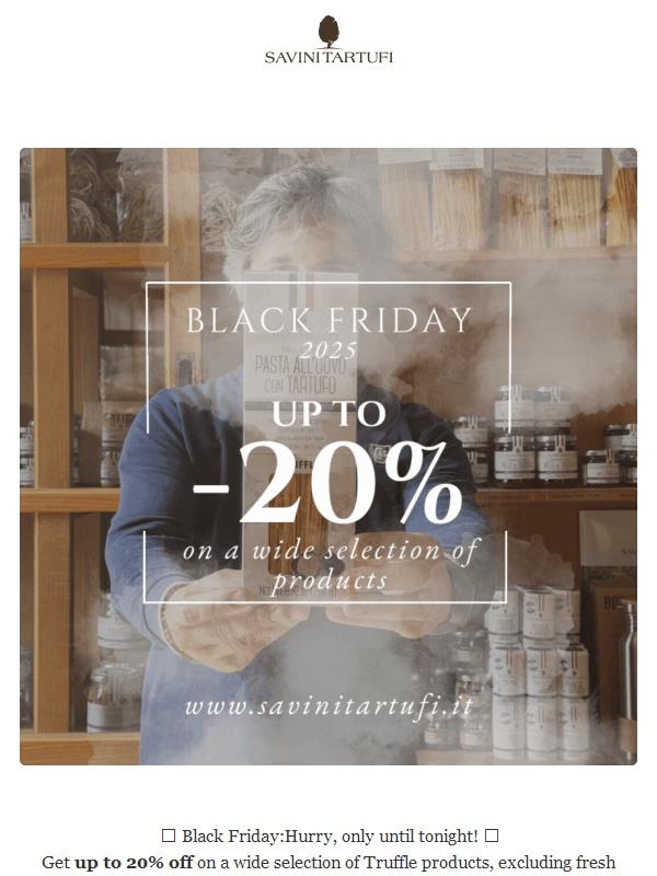 ⚡️Black Friday is about to end!