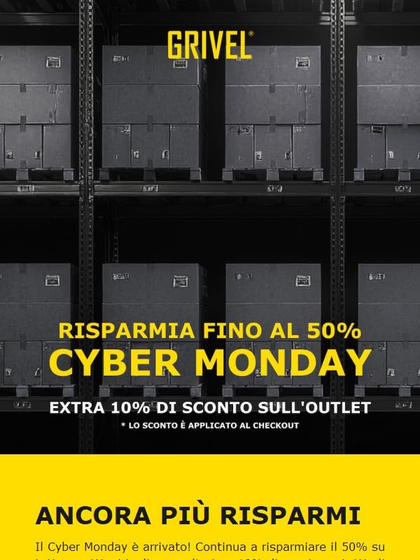 Cyber Monday – ancora più risparmi!
