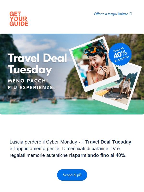 Travel Deal Tuesday: fino al 40% di sconto