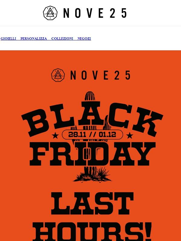 ULTIME ORE DI SCONTI! Il Black Friday termina a mezzanotte