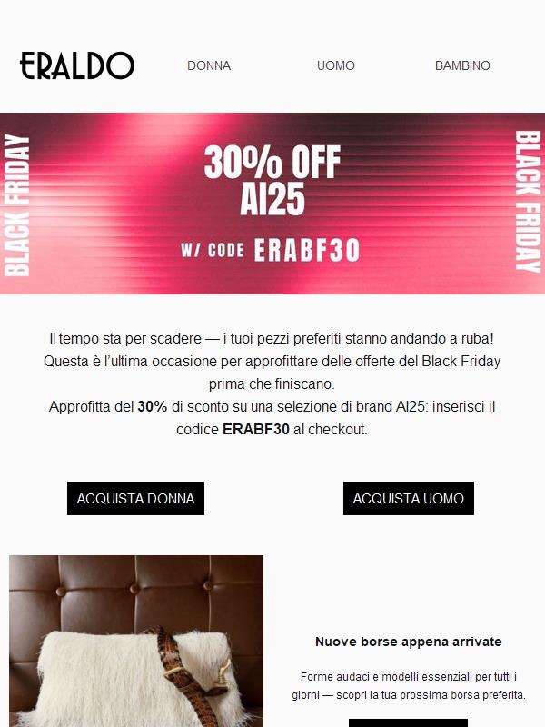 Ultima chiamata: il Black Friday sta per finire 🚨