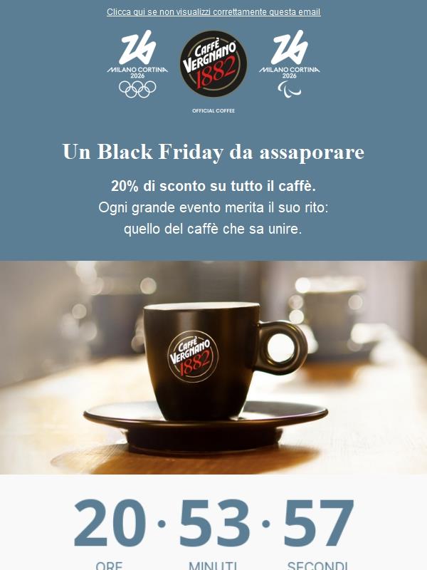 ☕ Un Black Friday da assaporare ⛷️