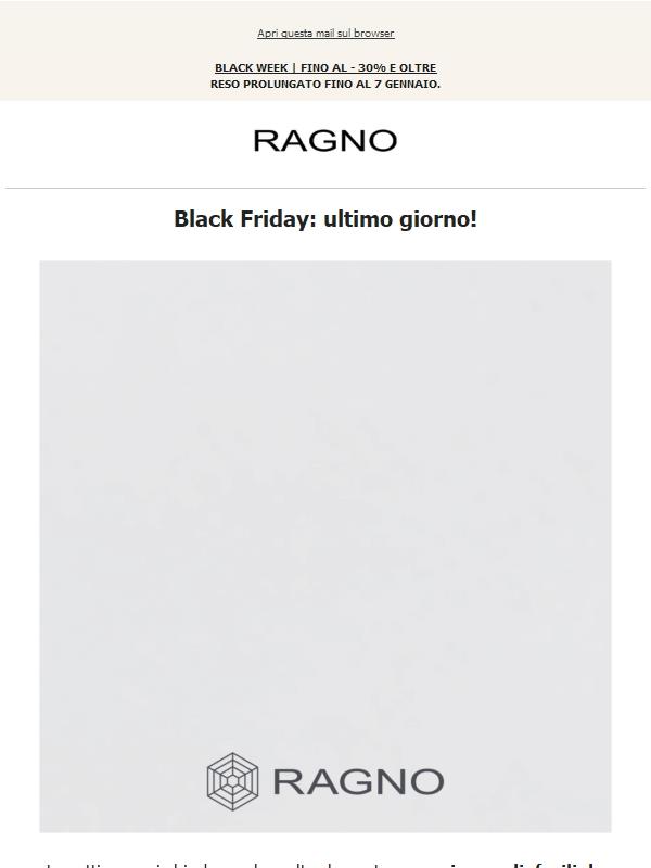 Ultimo giorno di Black Friday: chiudi in bellezza