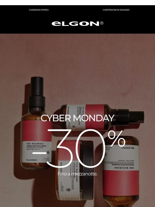 Cyber Monday -30% 💛