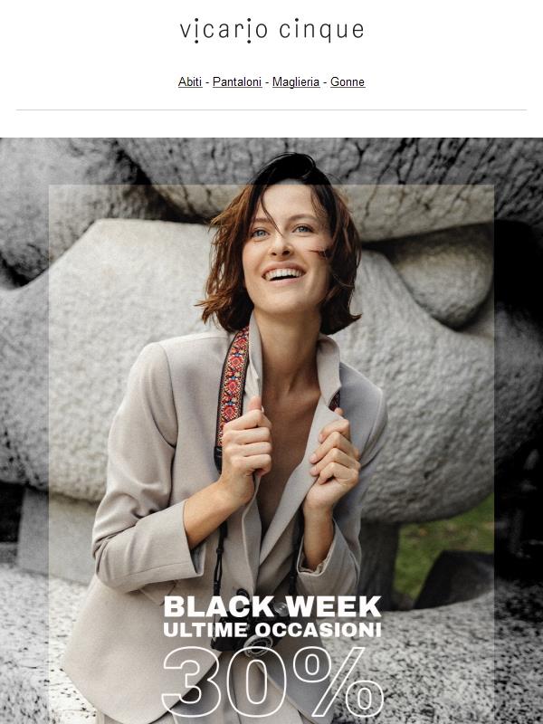Ultime Ore | Black week -30%