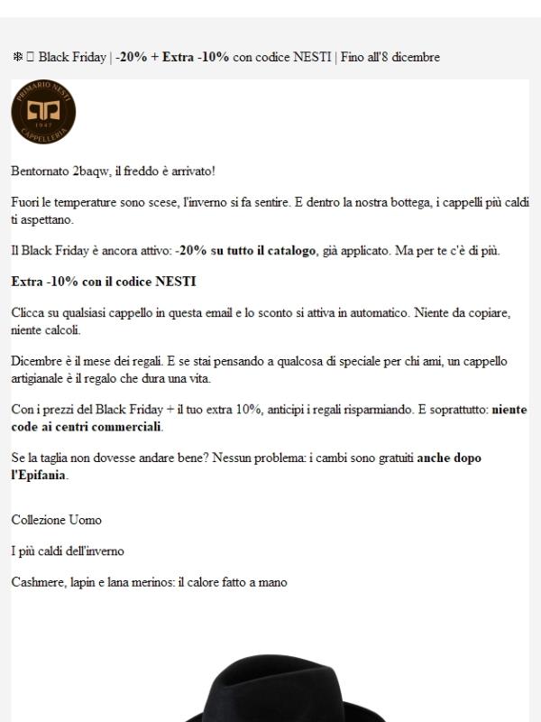 🎄 Regali di Natale con Sconto Black Friday?