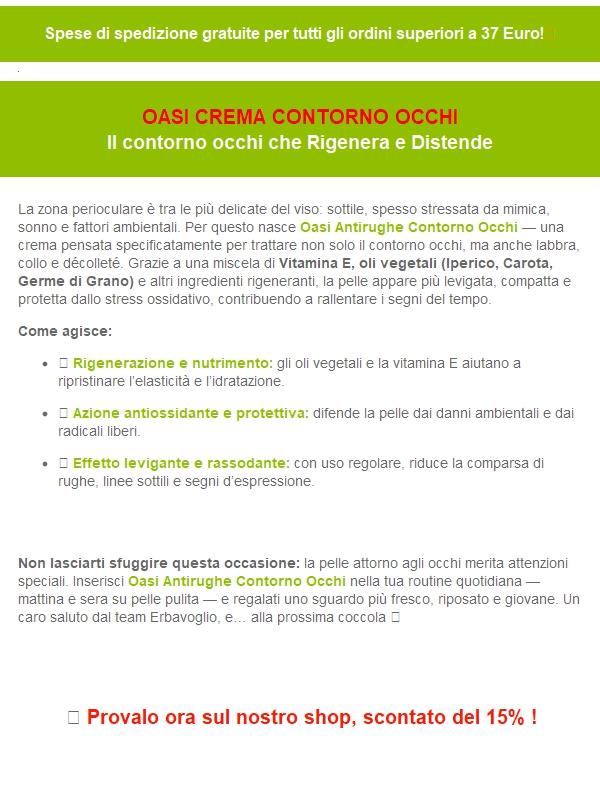 Scopri Oasi Antirughe: il contorno occhi che rigenera e distende 🌿