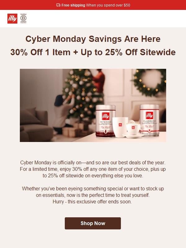 Halfway Through Cyber Monday—Don’t Miss 30% Off