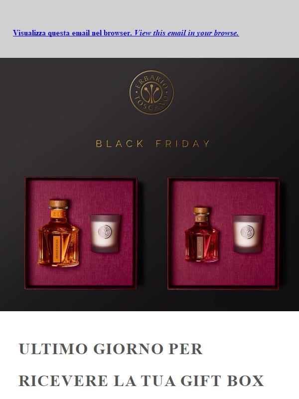 Ultimo giorno di Black Friday