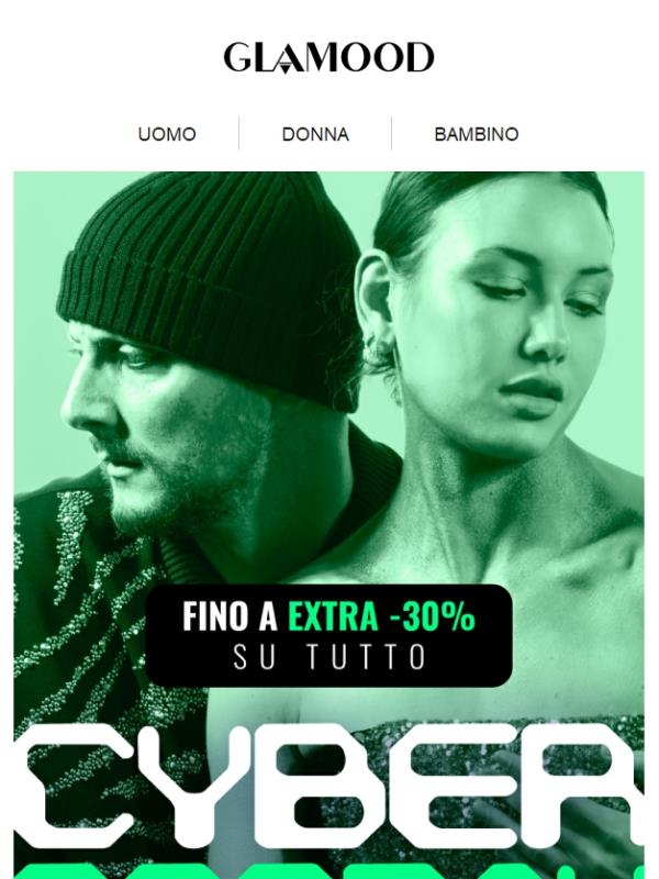 Cyber Monday: fino al -30 EXTRA su Tutto! Ultime 24 Ore
