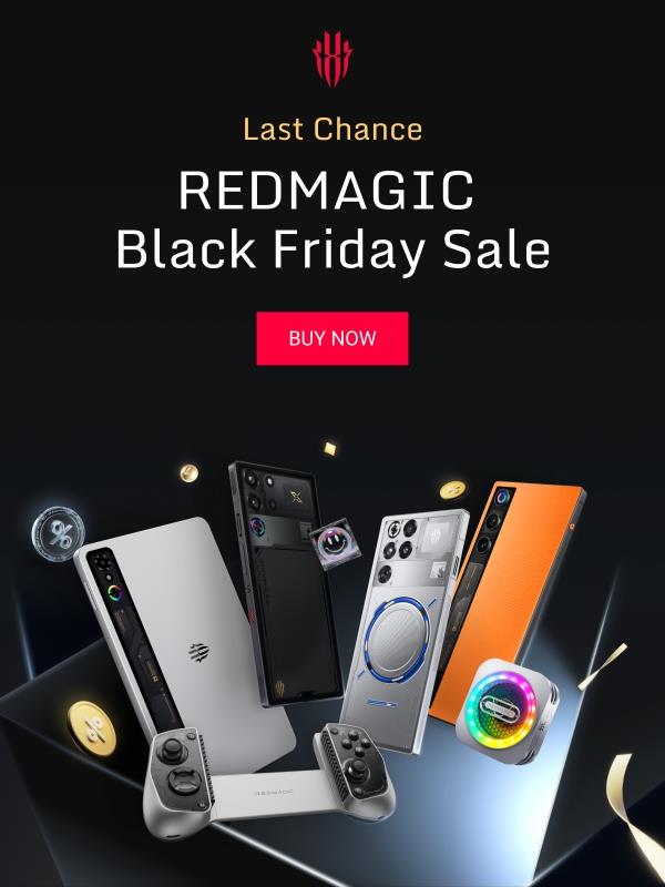 🔥 REDMAGIC Black Friday: Last Chance to Save Up to €150!