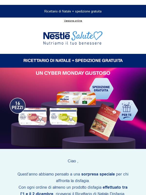 Scopri i nuovi kit disfagia, in più una sorpresa per te 🎁