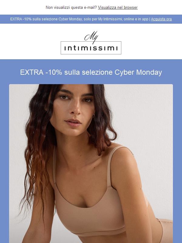 Cyber Monday | 4 ore di EXTRA 10%